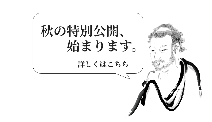 秋の特別公開『後水尾天皇と聖護院 展』 10.10(土)〜12.6(日)